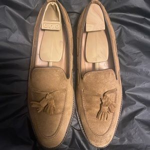 Men’s suede loafers